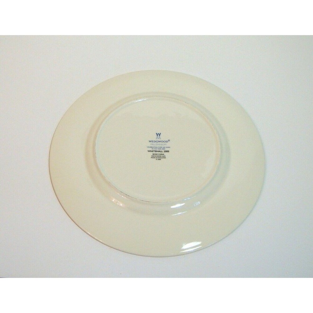 Wedgewood Whitehall 2000 Navy Rim Dinner Plate Replacement China - Picture 2 of 2